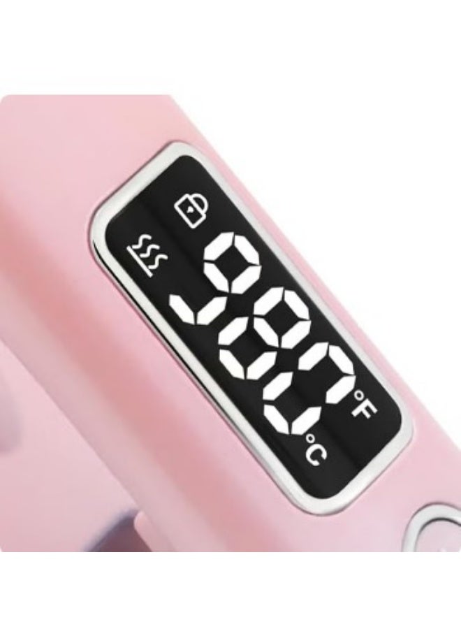 Generic Lexical Titanium Hair Iron 65W 980°F with LED Display Pink LHS-5373 - Image 3