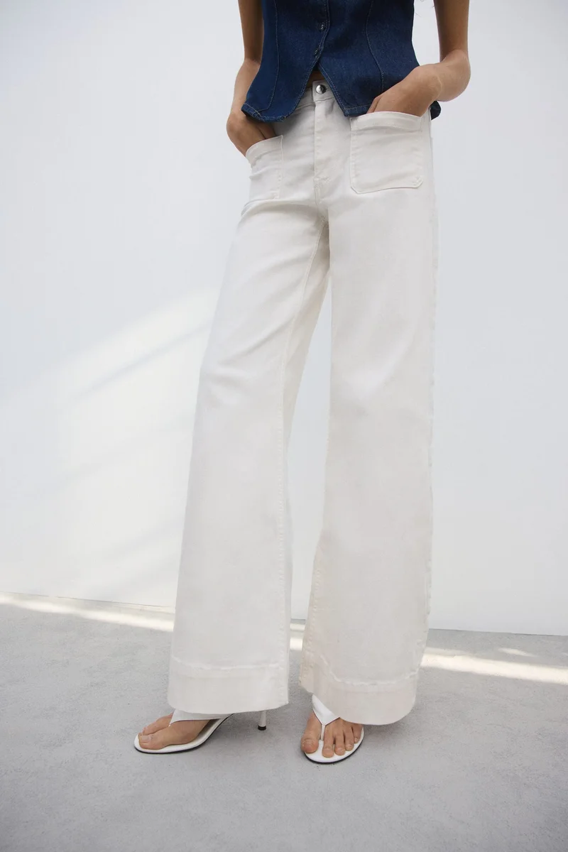 H&M Wide High Jeans