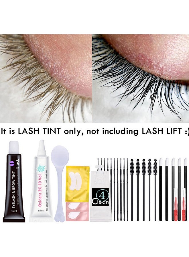 Libeauty Black Lash Tint Kit, Keratin Black Eyelash Dye and Eyebrow Tint, 6 Week Voluminous Brow Tint, Tinting Look For Lash Perm/Lift/Lamination Treatment (Black Eyelash Tint Kit Only) - Image 4