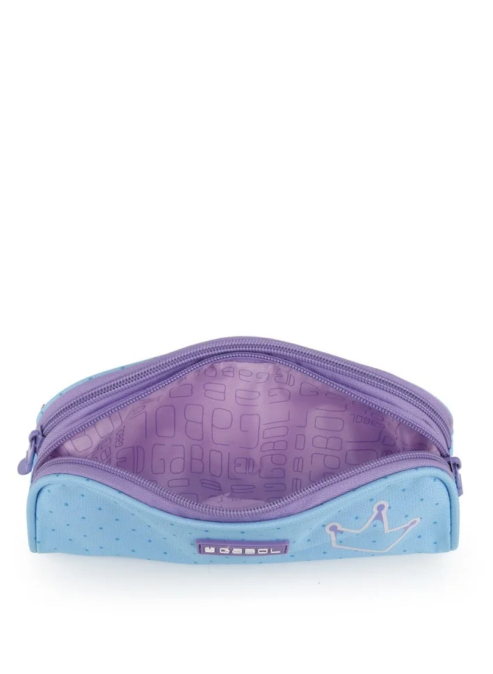 GABOL Blue Crown Pencil Case, Zippered