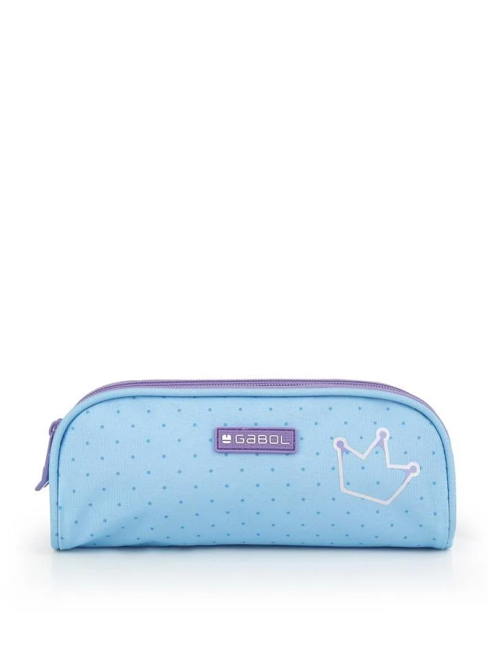 GABOL Blue Crown Pencil Case, Zippered