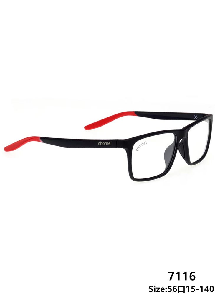 تشوميل إطار نظارات مستطيل الشكل 7116 للرجال والنساء - Image 3