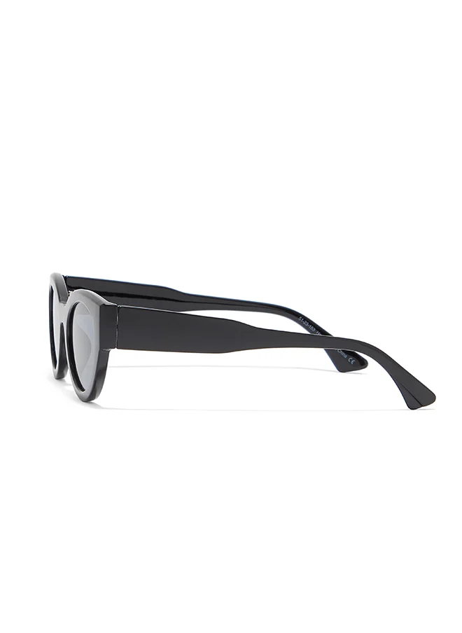 Blackout BlackOut RAW Women's Cat Eye Sunglasses with UV400 Protection - Black and Gray