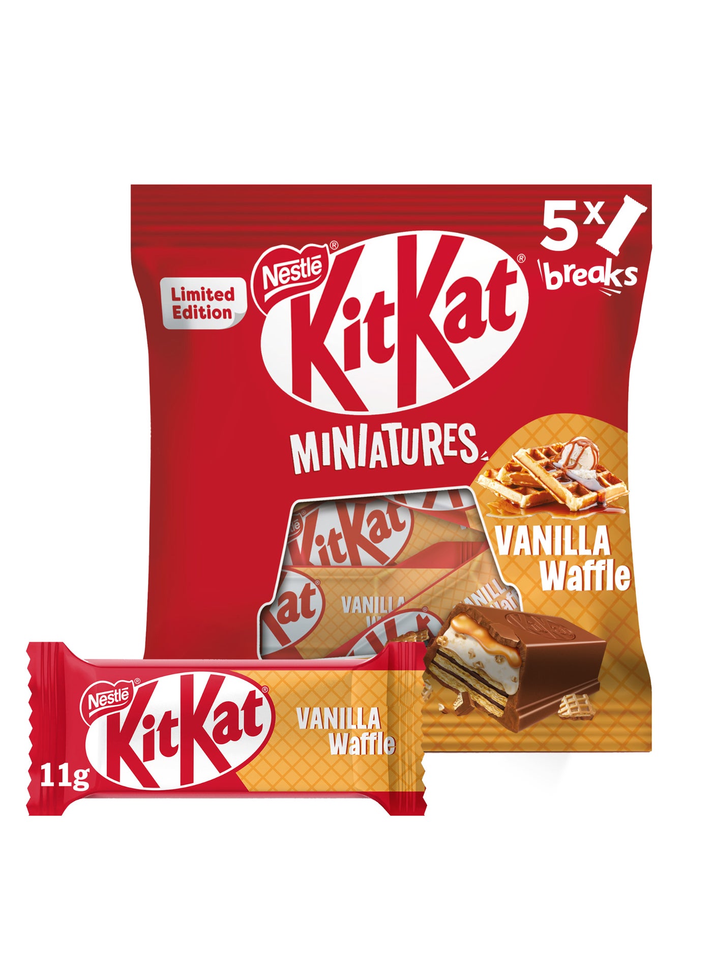 KitKat Vanilla Waffle Miniatures