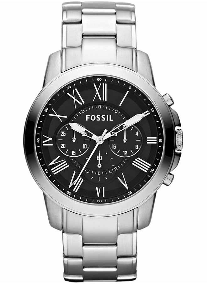 FOSSIL Fossil men's quartz watch, chronograph and stainless steel strap FS4736  - Image 1
