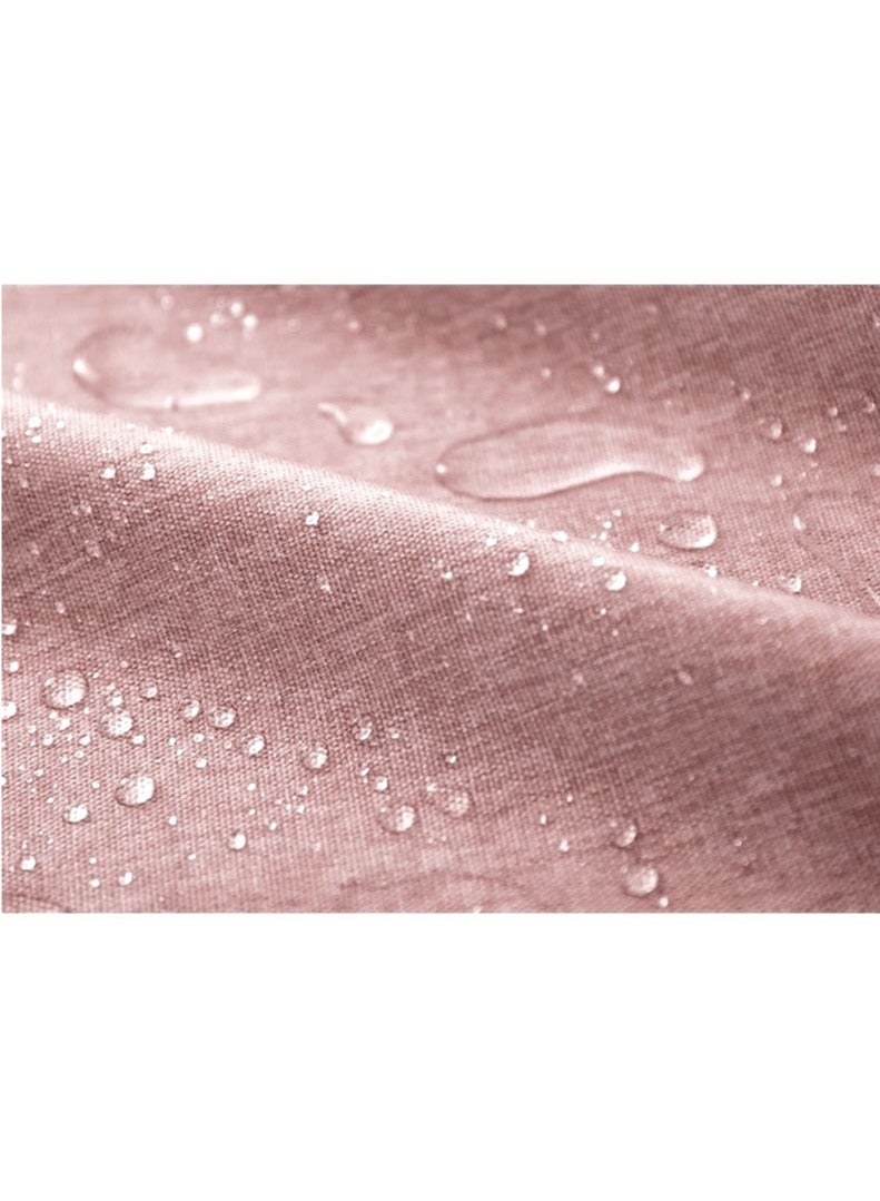 Anna 140*220cm Easy-Clean Waterproof and Oil-Resistant Faux Linen Tassel Lace Tablecloth - Image 3