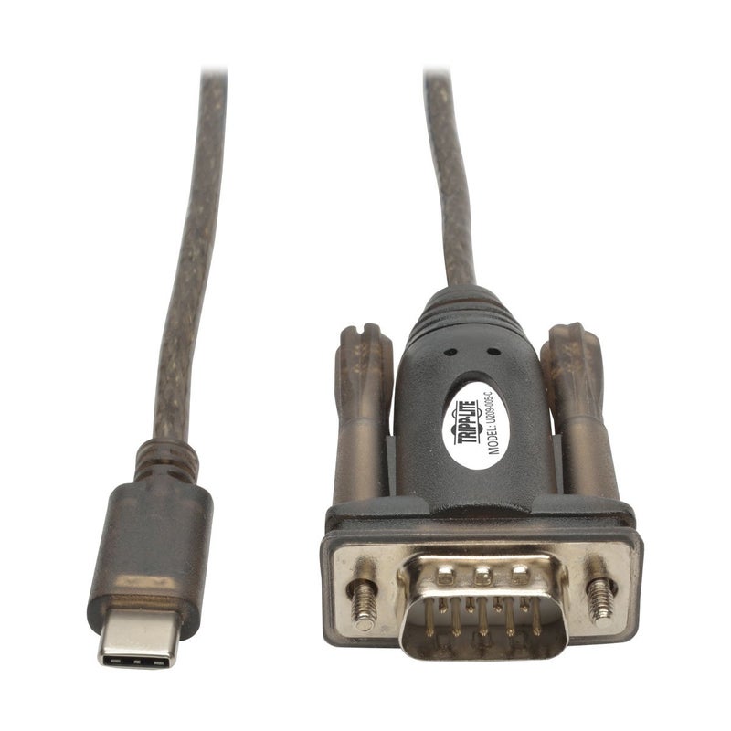 تريب لايت كابل محول من USB-C إلى DB9 تسلسلي، 5 أقدام من USB 2.0 نوع C إلى RS-232 (ذكر/ذكر)، 5 أقدام (U209-005-C) - Image 2