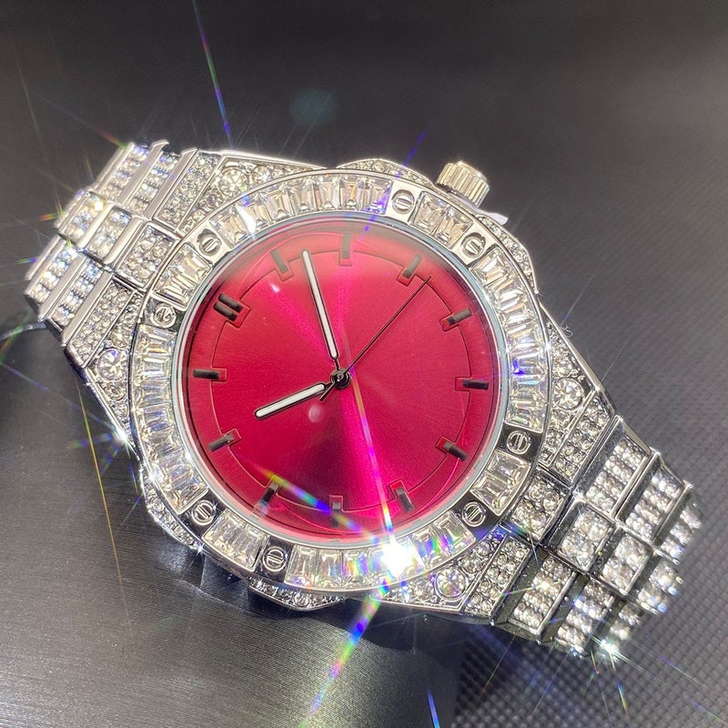 Missfox MISS FOX Watch – High-End Fashion Full-Diamond Timepiece, Hip-Hop Quartz Wristwatch for Men and Women - Image 5