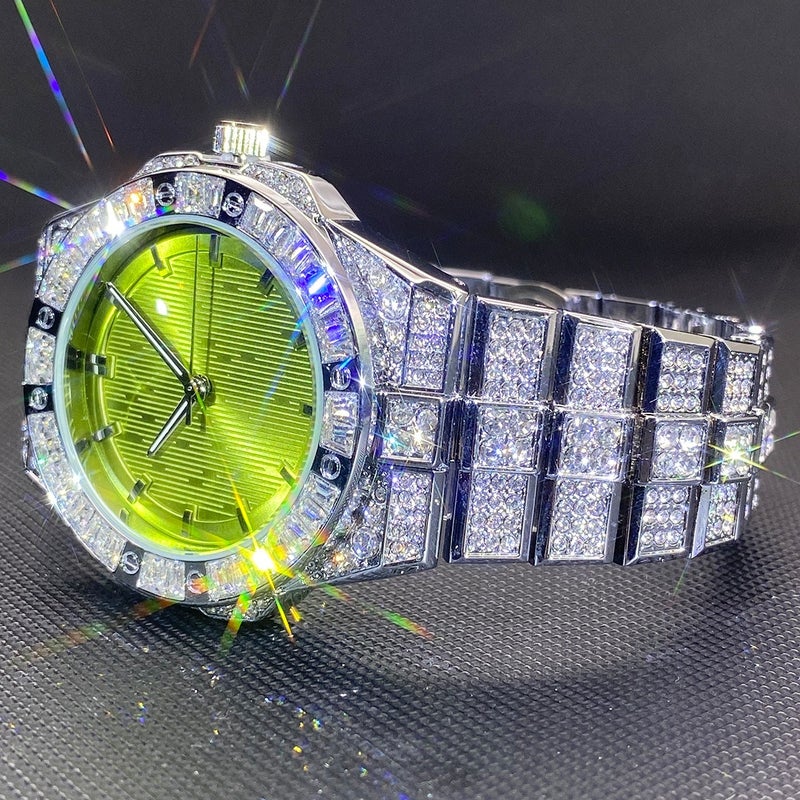 Missfox MISS FOX Watch – High-End Fashion Full-Diamond Timepiece, Hip-Hop Quartz Wristwatch for Men and Women - Image 2