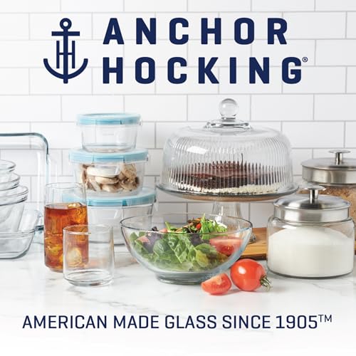 Anchor Hocking Heritage Hill Glass Jar with Lid, 2 Gallon Capacity, with 2 Chalkboard Labels and Chalk - Image 3