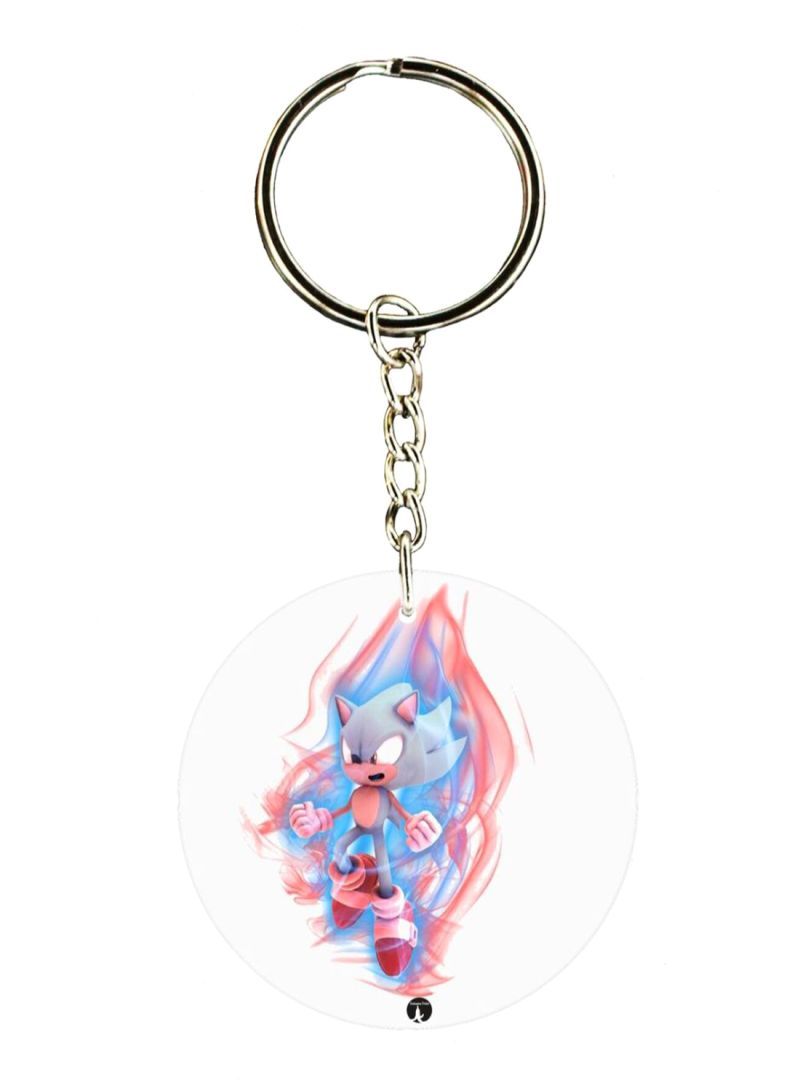 Sonic Printed Keychain