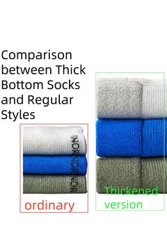 Generic Men's sports socks (5 pairs) thickened - sweat absorbing - odor proof - suitable for activities, running and fitness wear - ultimate sock set  - Image 2