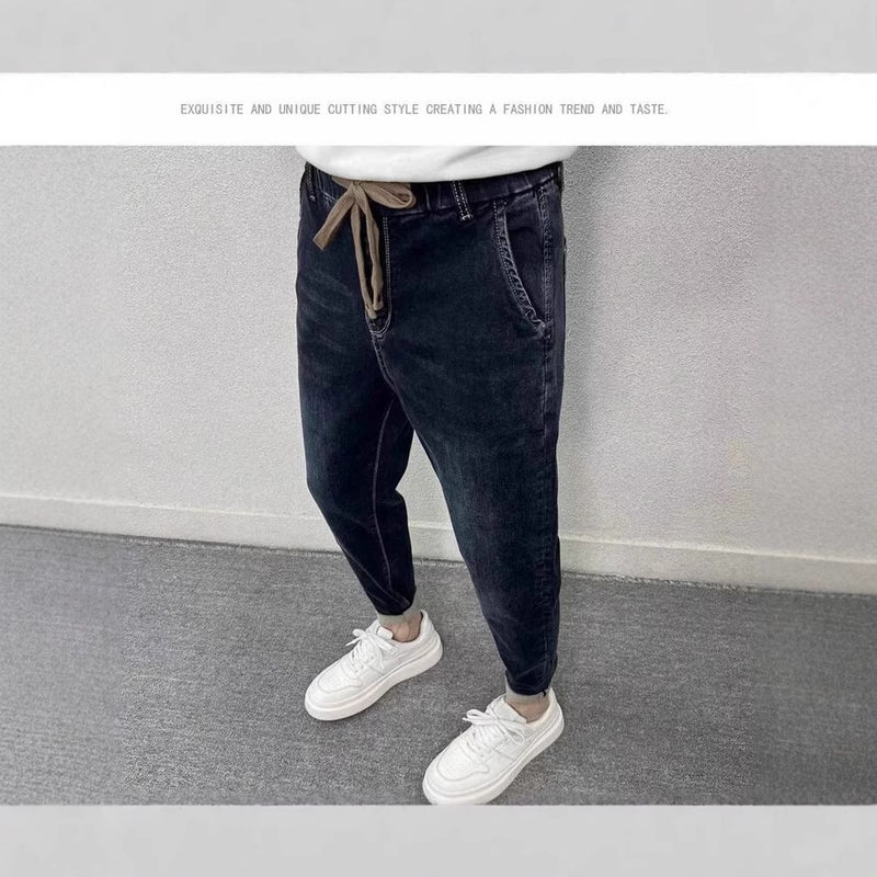Unisex Classic Denim Jeans Loose Fit Daily Outdoor Wear - Image 3