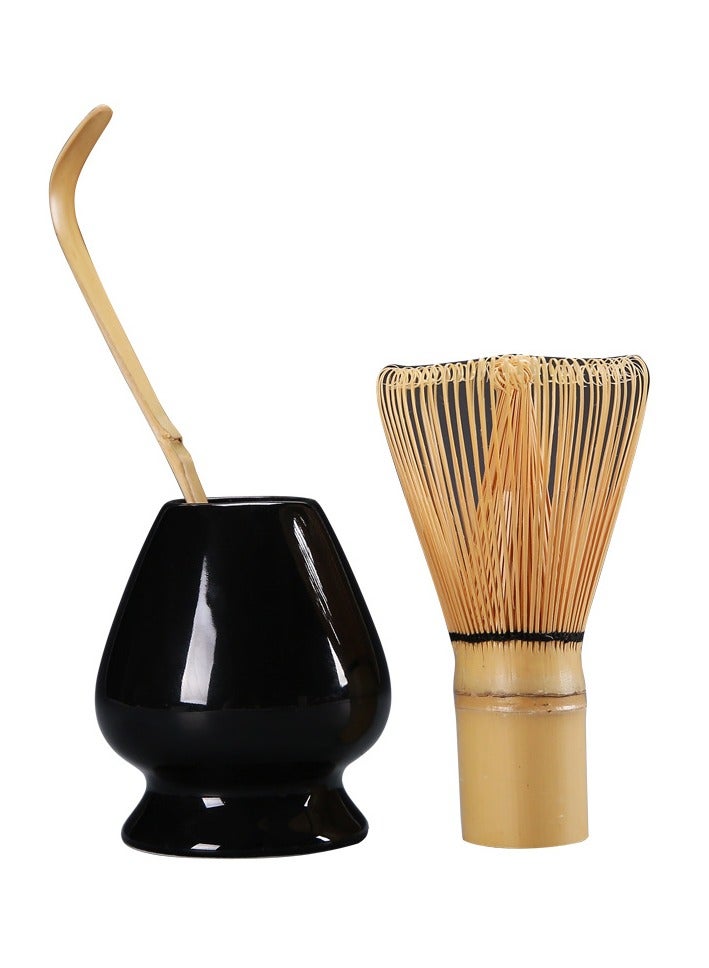 Japanese Ceramic Tea Brush Stand Matcha Powder Set, Exquisite Tea Accessories, Matcha Tools of Choice: Tea Brush Holder and Tea Brush Holder Combine for a Perfect Experience  - Image 1