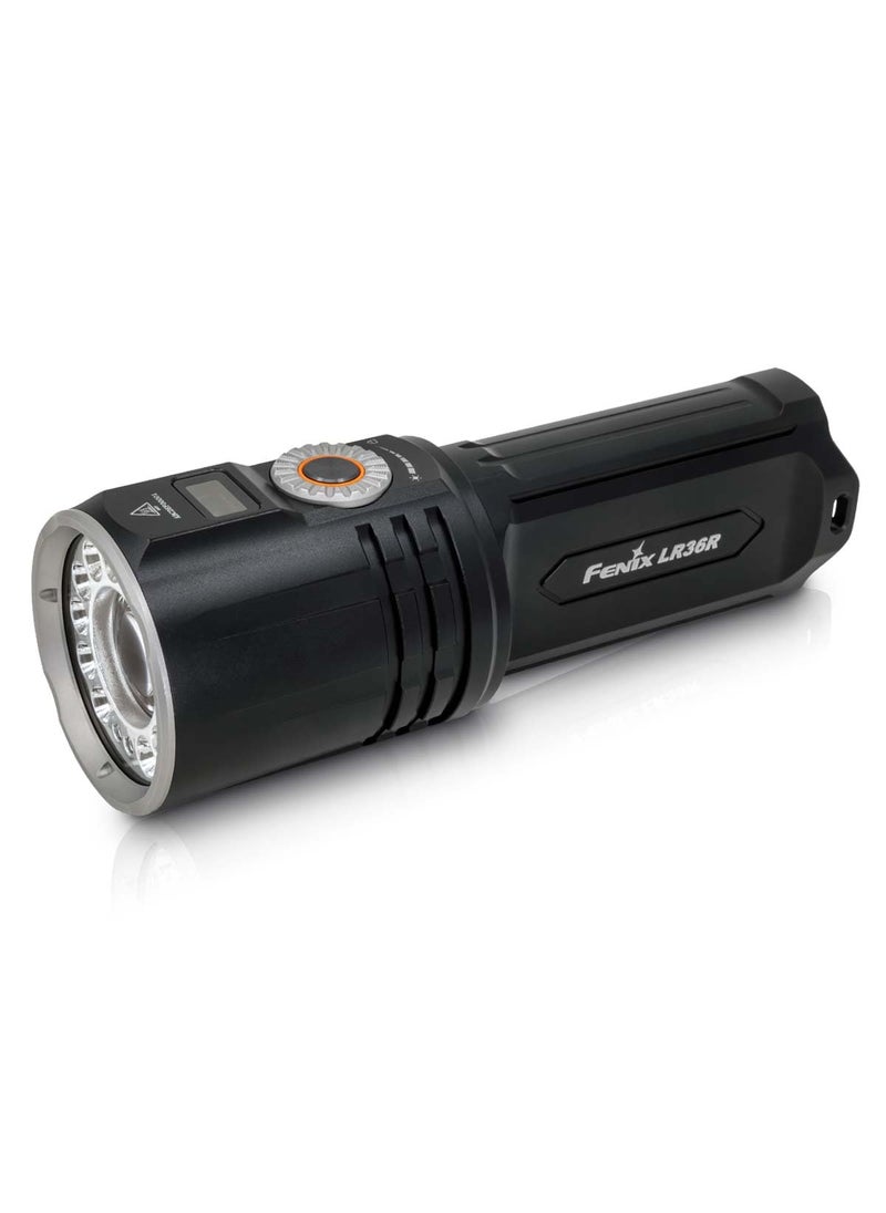 fenix Fenix LR36R 10000 Lumen Super Bright LED and LEP Flashlight with 4134 Feet Long Throw USBC Rechargeable for Search and Rescue  - Image 1