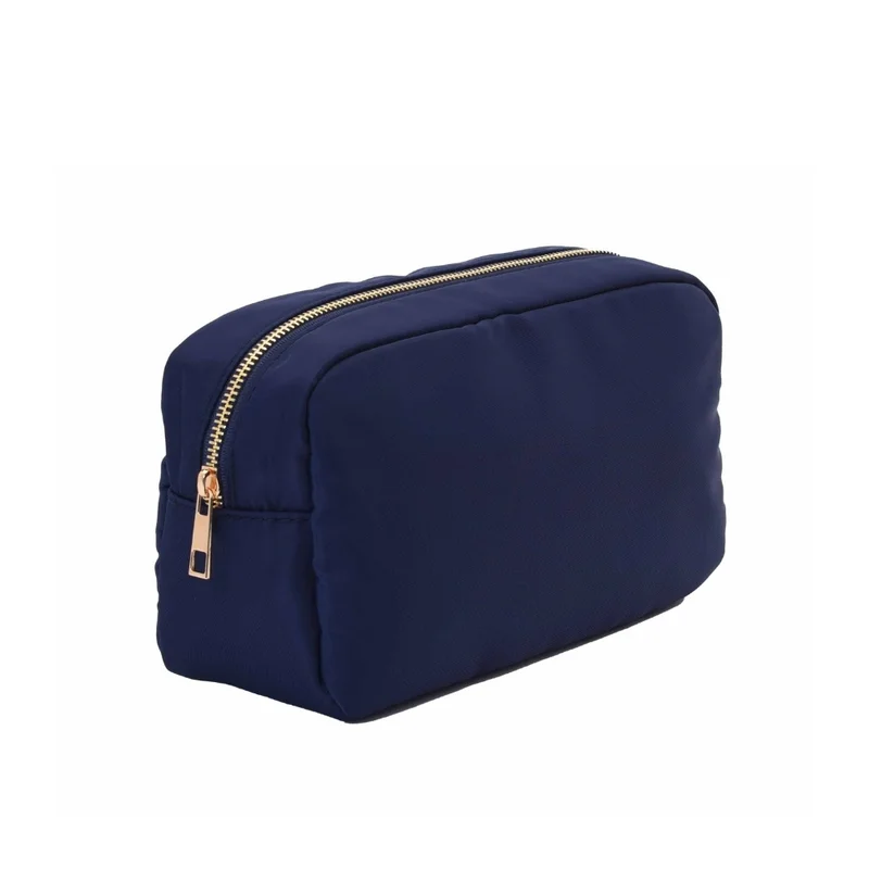 The Happy Tribe Personalised Medium Pouch, Navy Blue