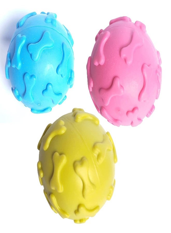 Pups&Pets لعبة مضغ كرات مطاطية غير سامة من Pups&Pets، مجموعة ألعاب تسنين للجراء/الكلاب الصغيرة، عبوة من قطعتين - Image 1