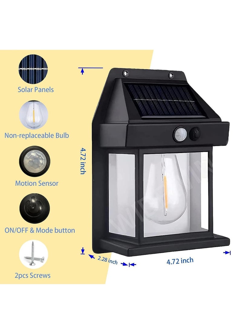 Hihonor Solar Wall Lamp Lights For Outdoor Motion Sensor Lamp Solar Lights For Outdoor Home Garden With Solar Panel Waterproof Outdoor Lamp For Garden Patio Yard - Image 5