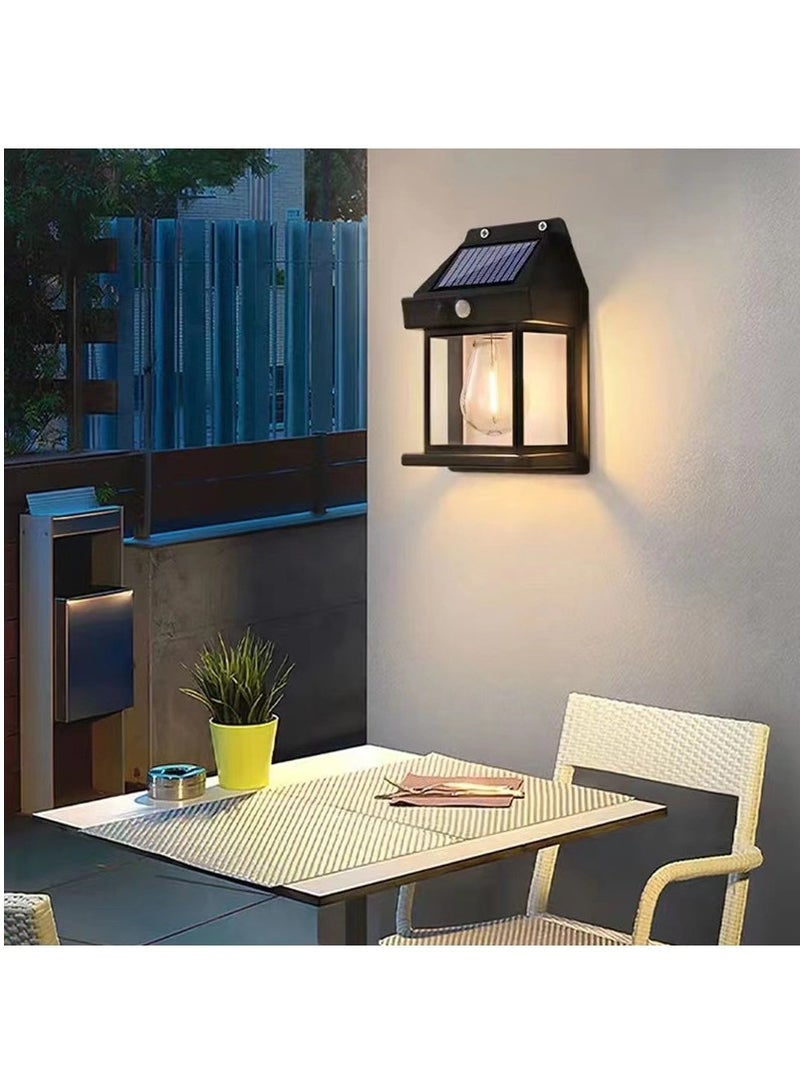Hihonor Solar Wall Lamp Lights For Outdoor Motion Sensor Lamp Solar Lights For Outdoor Home Garden With Solar Panel Waterproof Outdoor Lamp For Garden Patio Yard - Image 2