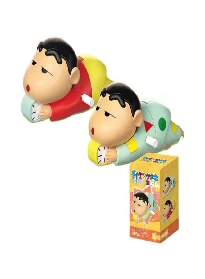 TOYVELLY دمية شين تشان الجديدة من تويڤيلي أو لعبة ساعة المنبه الزاحفة من شين تشان - Image 1