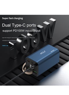 xinzhen G20 20000mAh Power Bank PD100W with Fast Charging, LED Display, and Dual USB Blue  - Image 2