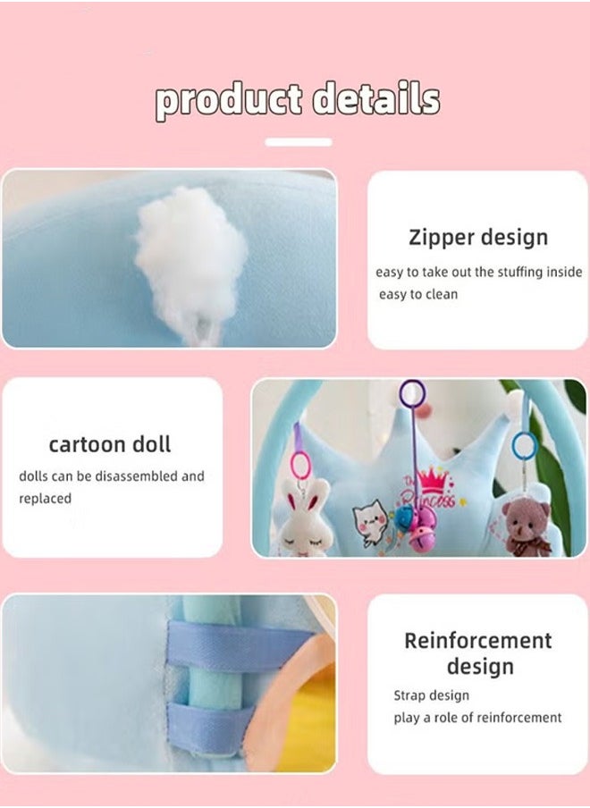 oldlaiben Baby Sitting Support Seat Sofa, Cartoon Cute Plush Baby Seat, Infant Learning Seat, Portable Baby Comfortable Floor Seat, Perfect Toddler Gift To Learn To Sit（Elephant）  - Image 5