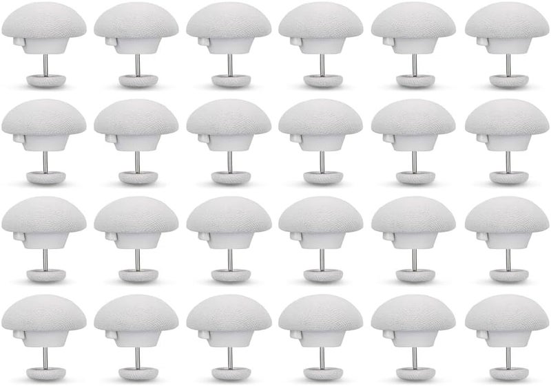 Duvet Pin Duvet Clips, Duvet Cover Pins Comforter Clips with Soft Fabric Material, Double Sided Pin Fasteners with Long and Short Nails for Quilt, Cushions, Curtains - (Grey-Pack of 24) - Image 1