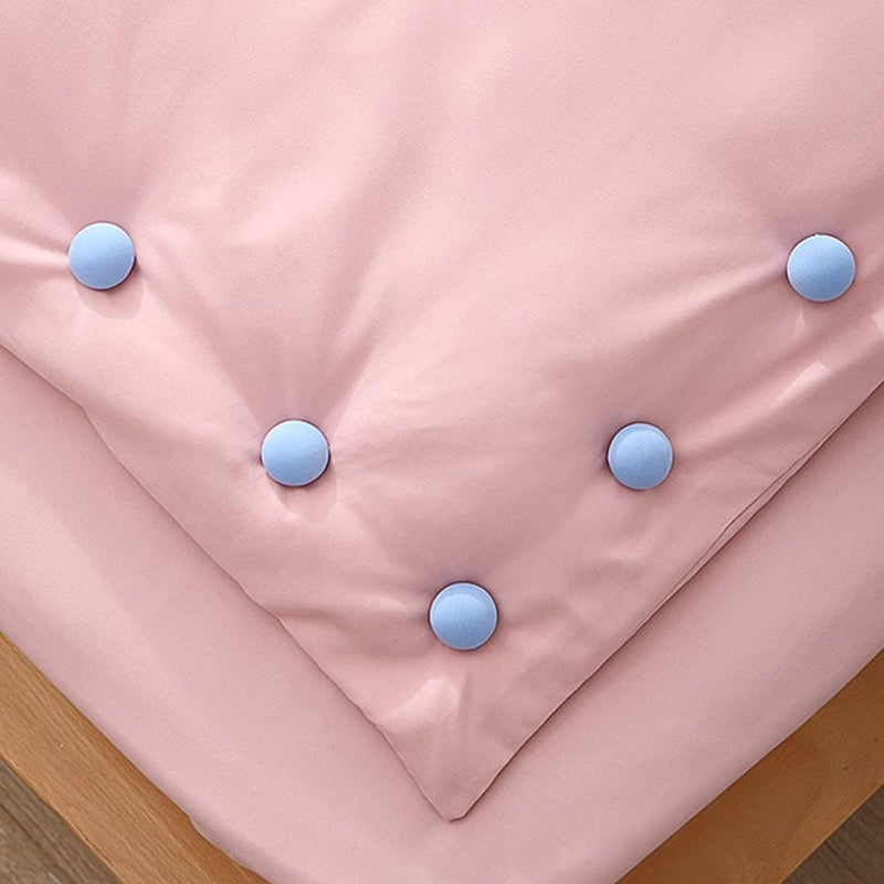Duvet Pin Duvet Clips, Duvet Cover Pins Comforter Clips with Soft Fabric Material, Double Sided Pin Fasteners with Long and Short Nails for Quilt, Cushions, Curtains - (Grey-Pack of 24) - Image 2