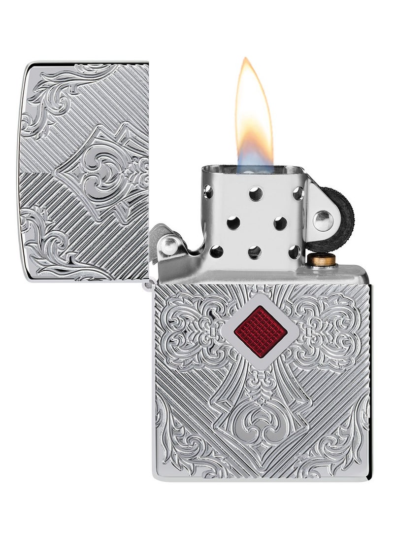 Zippo Ae401573 167 Cross Armor High Polish Chrome Windproof Lighter - Image 3