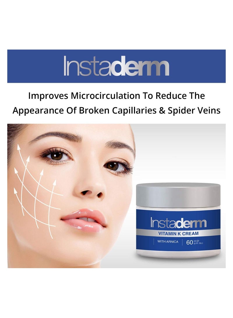 إنستاديرم تركيبة كريم فيتامين ك للشفاء من الكدمات مع زهرة العطاس - Image 2