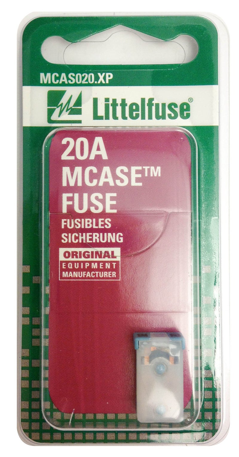 Littelfuse MCAS020XP MCASE Blue 32V 20 Amp Fuse