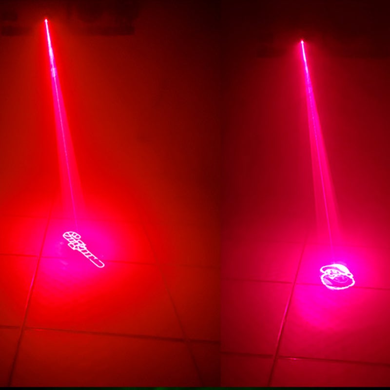 Stage Light Sound-activated Red & Green Light Patterns Stage Projector for DJ Disco Show Party Club Dance Lighting - Image 5