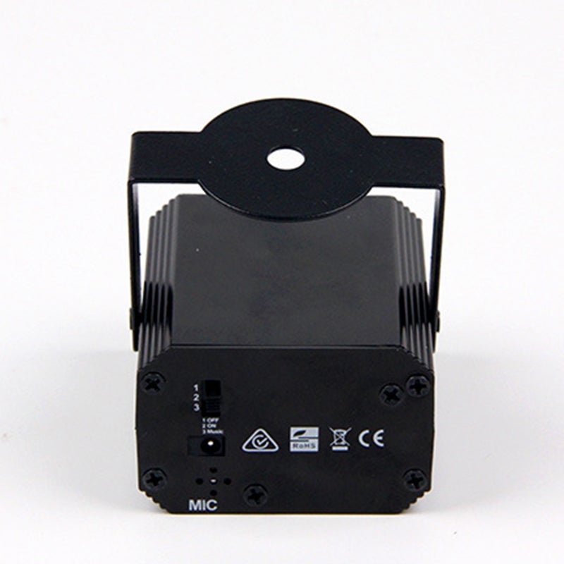 Stage Light Sound-activated Red & Green Light Patterns Stage Projector for DJ Disco Show Party Club Dance Lighting - Image 3
