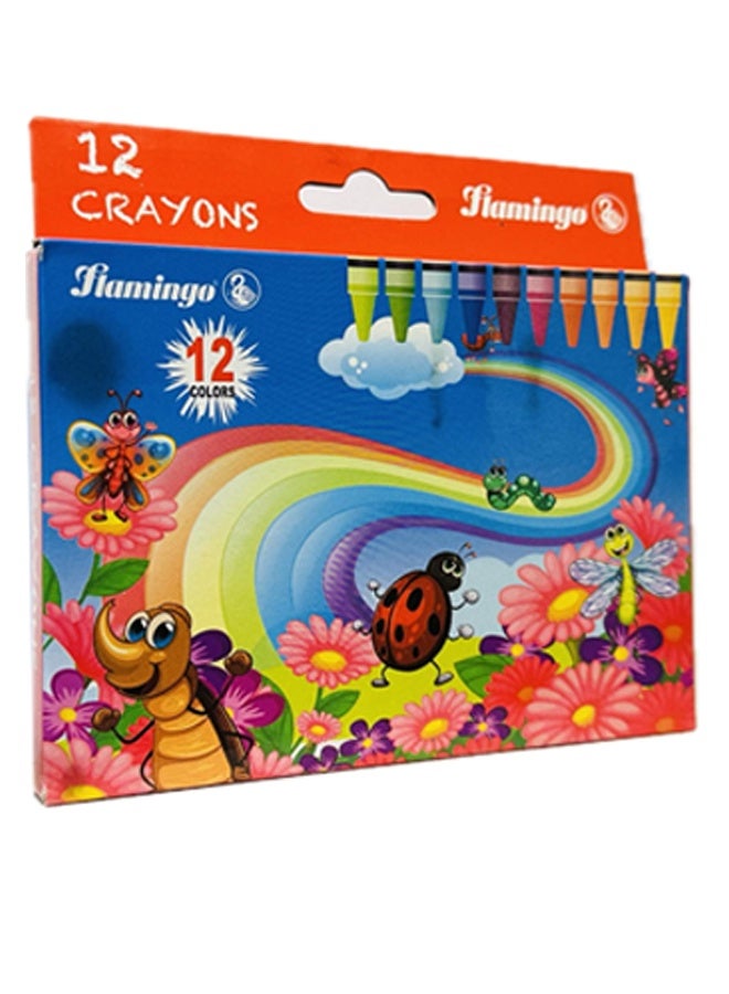 Flamingo طقم القرطاسية المدرسية 13 في 1 ( 46 قطعة ) FL04 - Image 3