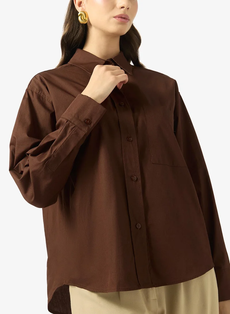 فايور Relaxed Button-Down Shirt