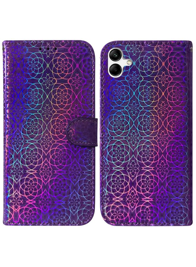 S-TOP Case For Samsung Galaxy A04/M13 5G Colorful Magnetic Buckle Leather Phone Case - Image 1