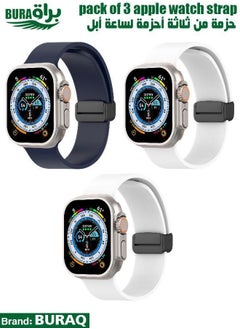 Apple Watch Band Strap For Apple Watch Ultra 2/Ultra 49mm, Series 10 46mm, 9/8/7 45mm, SE2/SE/6/5/4 44mm, 3/2/1 42mm