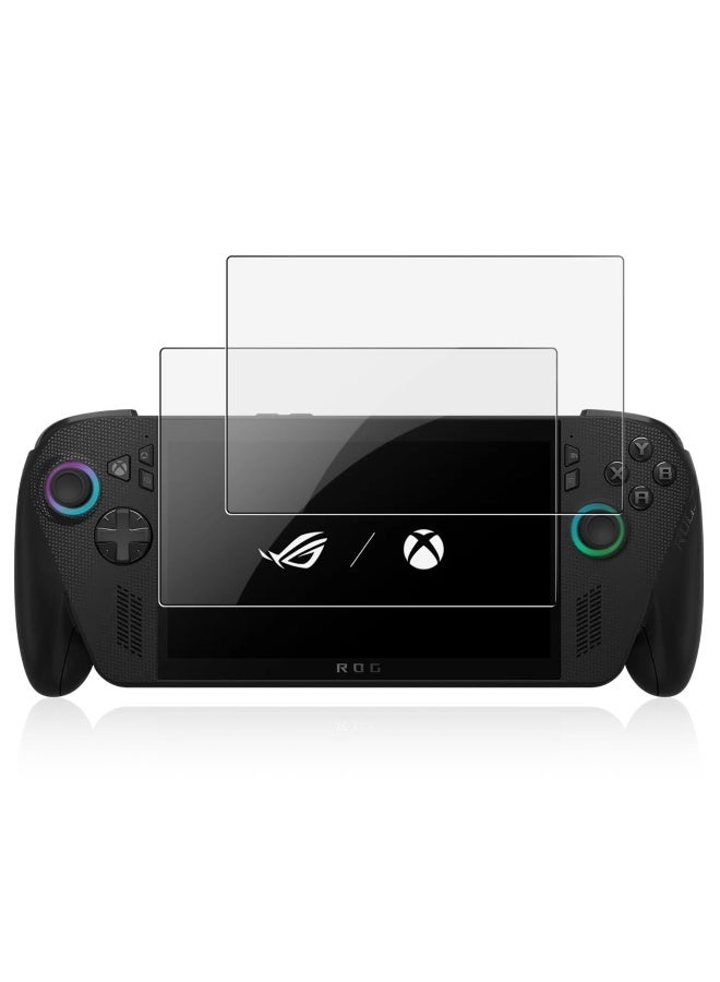 2 Pack Screen Protector for ROG Xbox Ally X 9H Tempered Glass, Anti-Scratch HD Clarity Touch Sensitive/Easy Installation/Anti-Fingerprint/Bubble-Free - Image 1