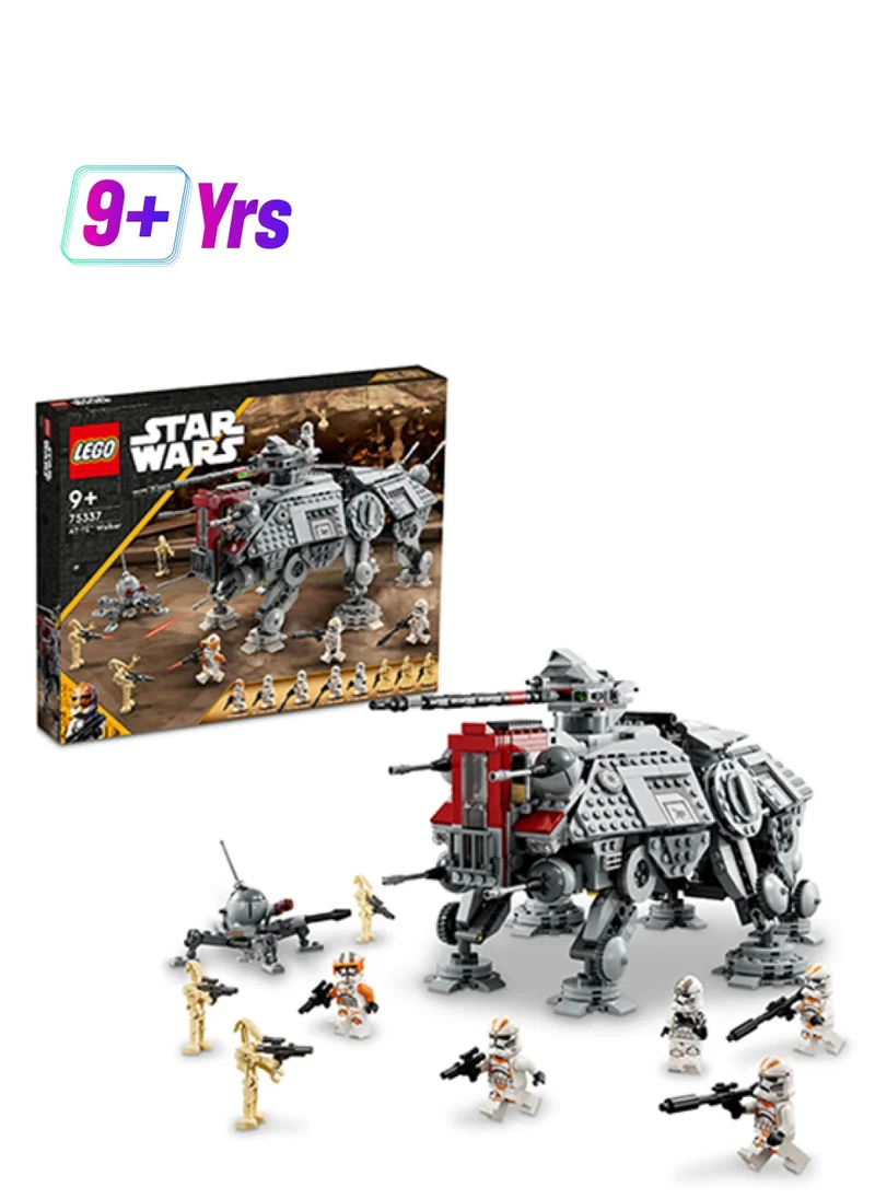 LEGO Star Wars AT-TE Walker 75337 Toy Building Kit; Fun Gift for Kids Aged 9 and Up; Features Commander Cody, a 212th Clone Gunner, 3 212th Clone Troopers and 3 Battle Droids (1,082 Pieces)