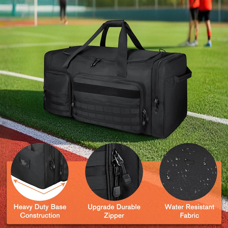 Goloni 130L Heavy Duty Large Duffle Equipment Bag,Catchers Gear Bag with Shoe Compartment,Baseball Duffle Bag for Training Gear Sports Gym Equipment - Image 4