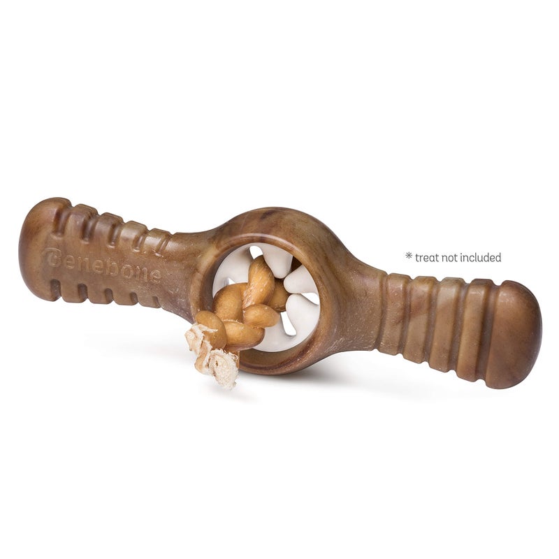 Benebone Pawplexer Interactive Treat Dispensing Tough Dog Puzzle Chew Toy Made in USA Large Real Bacon Flavor - Image 2
