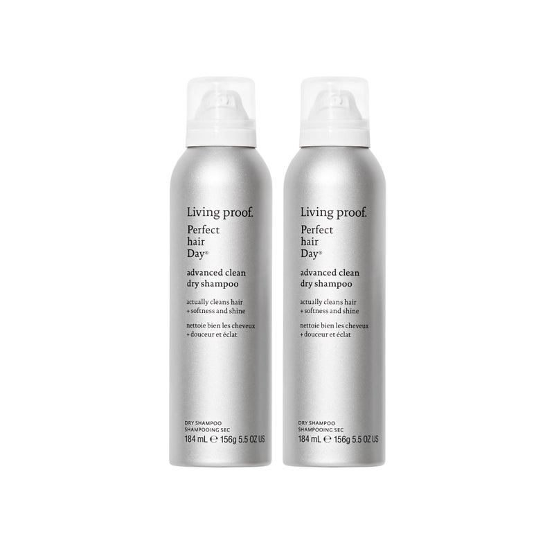 Living Proof Dry Shampoo Perfect hair Day Advanced Clean Dry Shampoo for Women and Men 55 oz 2Pack