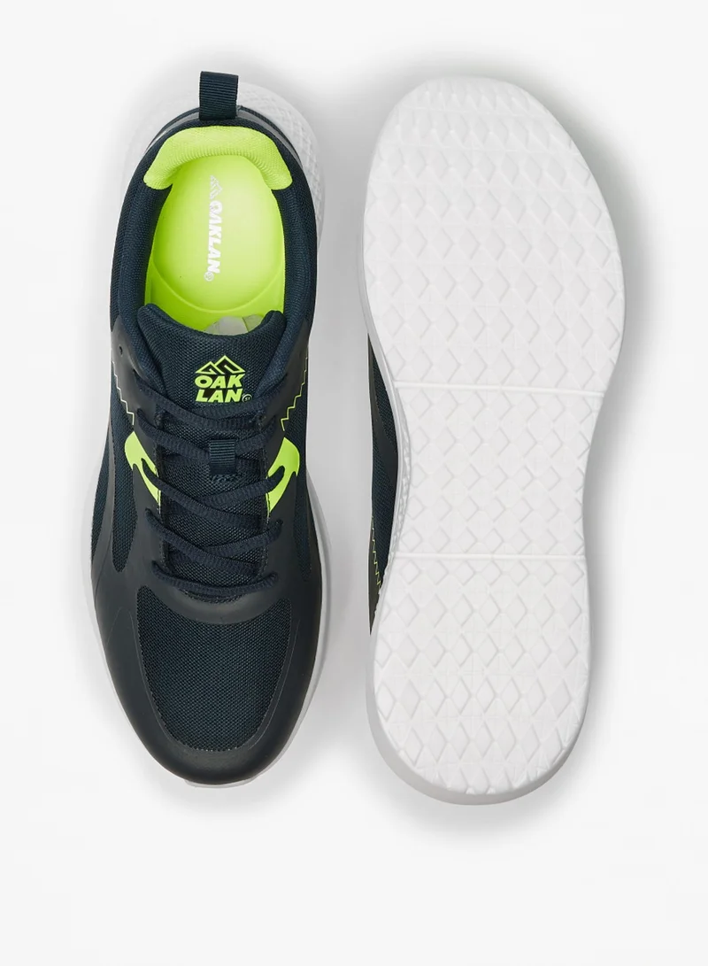Oaklan by Shoexpress Mens Oaklan Textured Lace Up Sports Shoes By Shoexpress