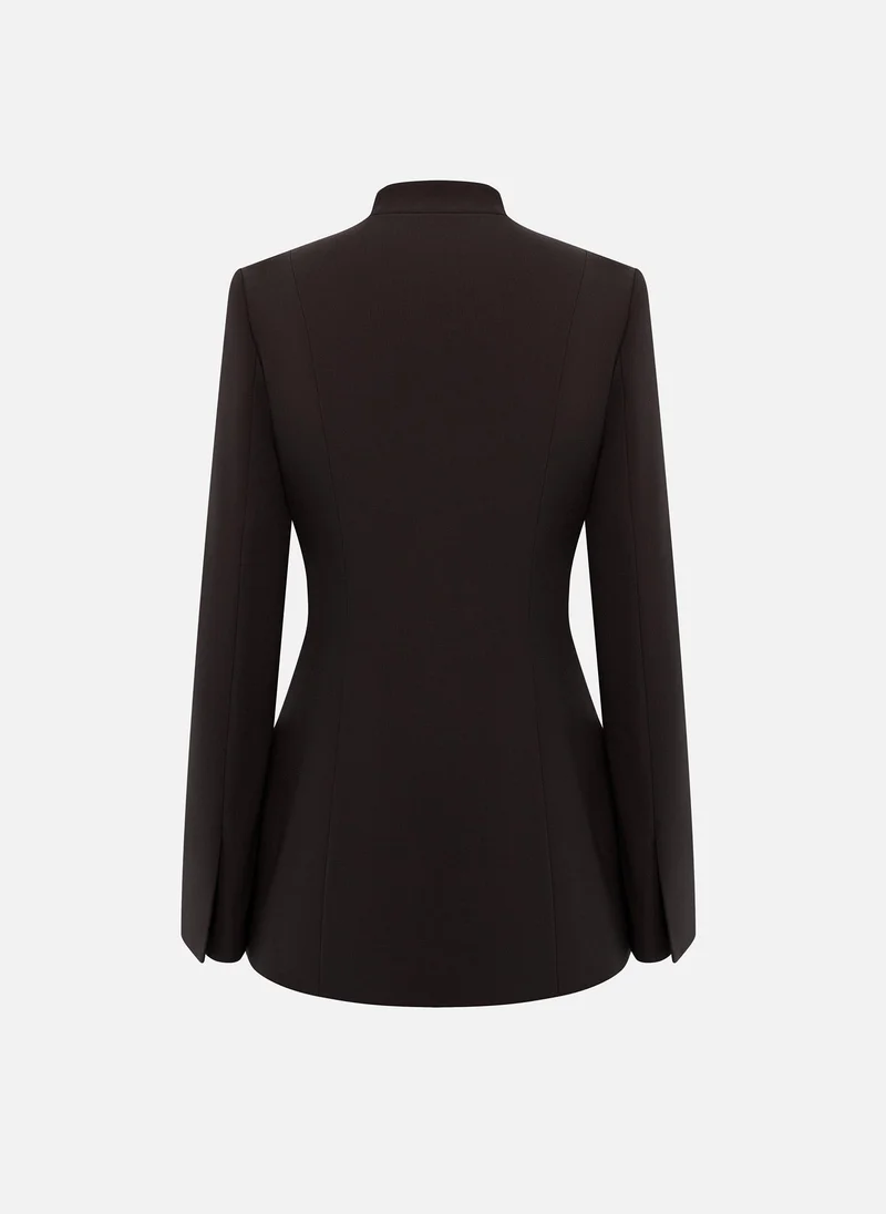 Lichi  Fitted single-breasted jacket with a hidden fastening for Women | Best Price UAE