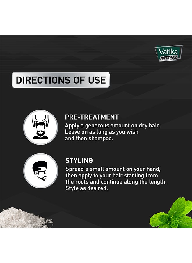 Vatika Naturals Anti Dandruff Styling Hair Cream With Gentle Cooling Menthol Dead Sea Mineral 140Ml  - Image 5