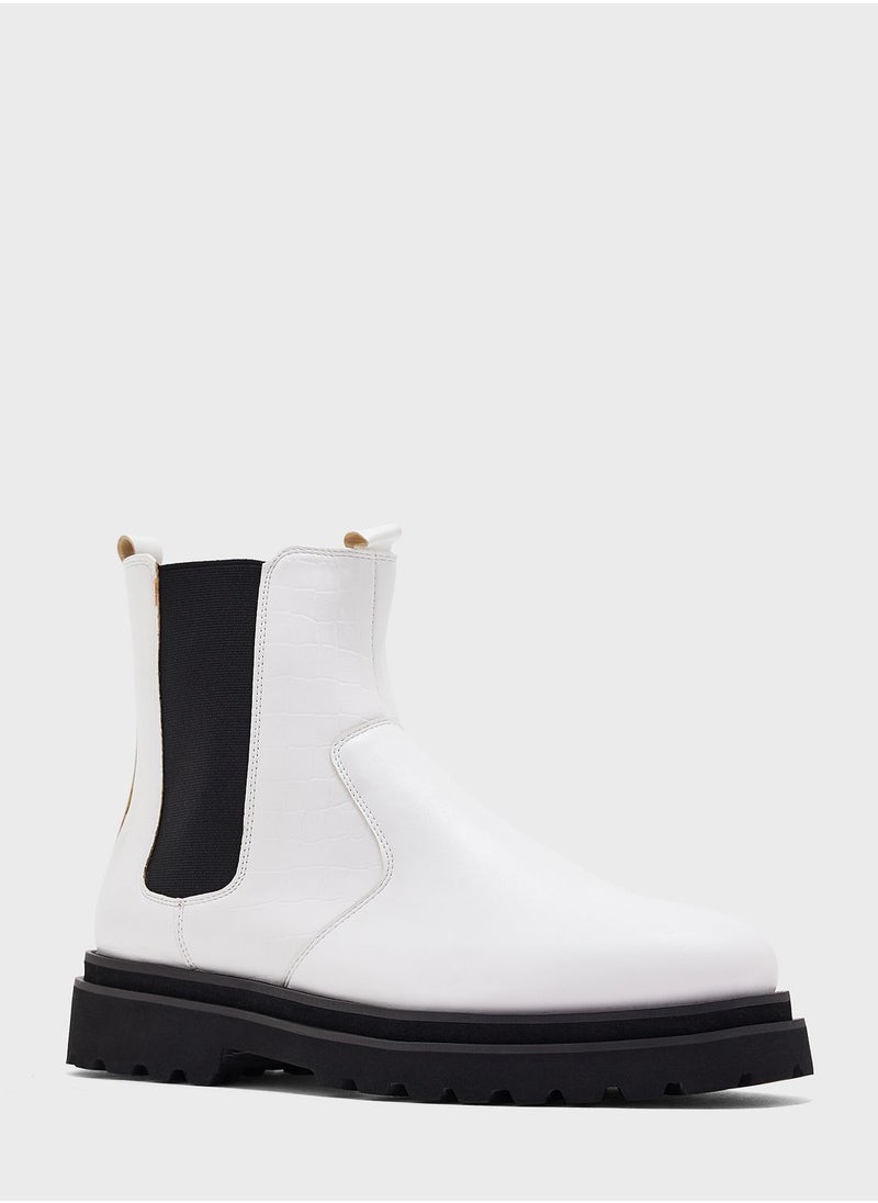 Robert Wood - Chunky Pull On Boots - Image 1