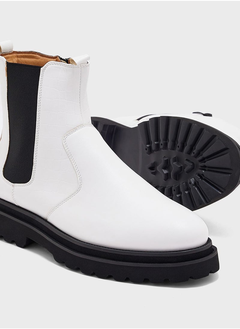Robert Wood - Chunky Pull On Boots - Image 1