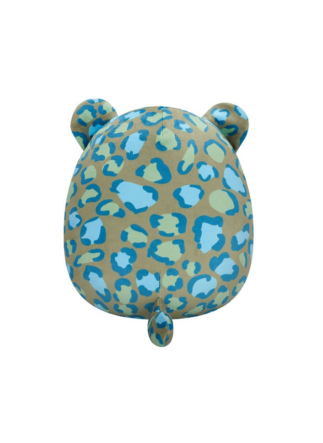 Squishmallows - 12 inch Enos Dark Green Leopard , Officially Licensed Kellytoy Plush Toy, Colorful Soft Toy, Gift for Kids, Girls & Boys Washable Squishy Stuff Toy Multicolor All Age - Image 1