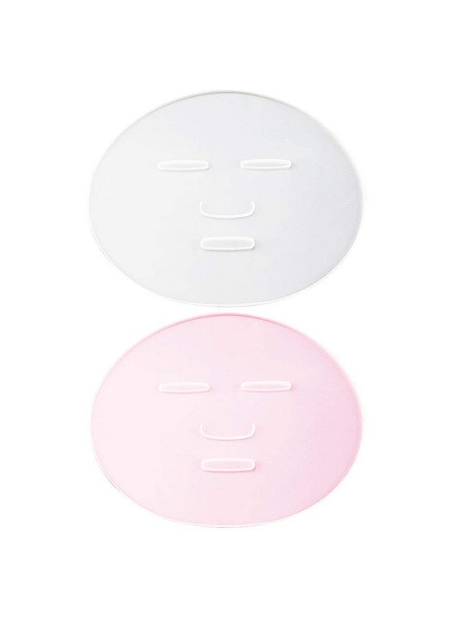 Leorx 2Pcs Face Mask Maker Plate Silicone Reusable Facemask Seaweed Mud Mask Making Mold Facial Care Makeup Tool For Women Lady - Image 1