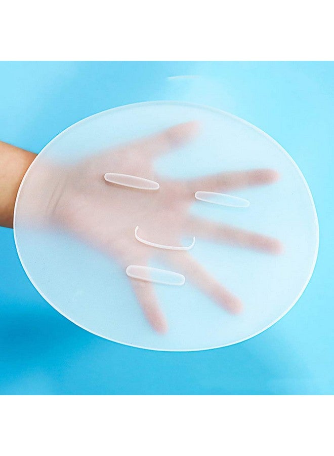 Leorx 2Pcs Face Mask Maker Plate Silicone Reusable Facemask Seaweed Mud Mask Making Mold Facial Care Makeup Tool For Women Lady - Image 5